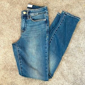 Athleta Womens Jeans Size 0 Sculptek Skinny High Waist Blue Medium Wash pants